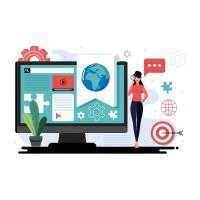Content Management System in online platform